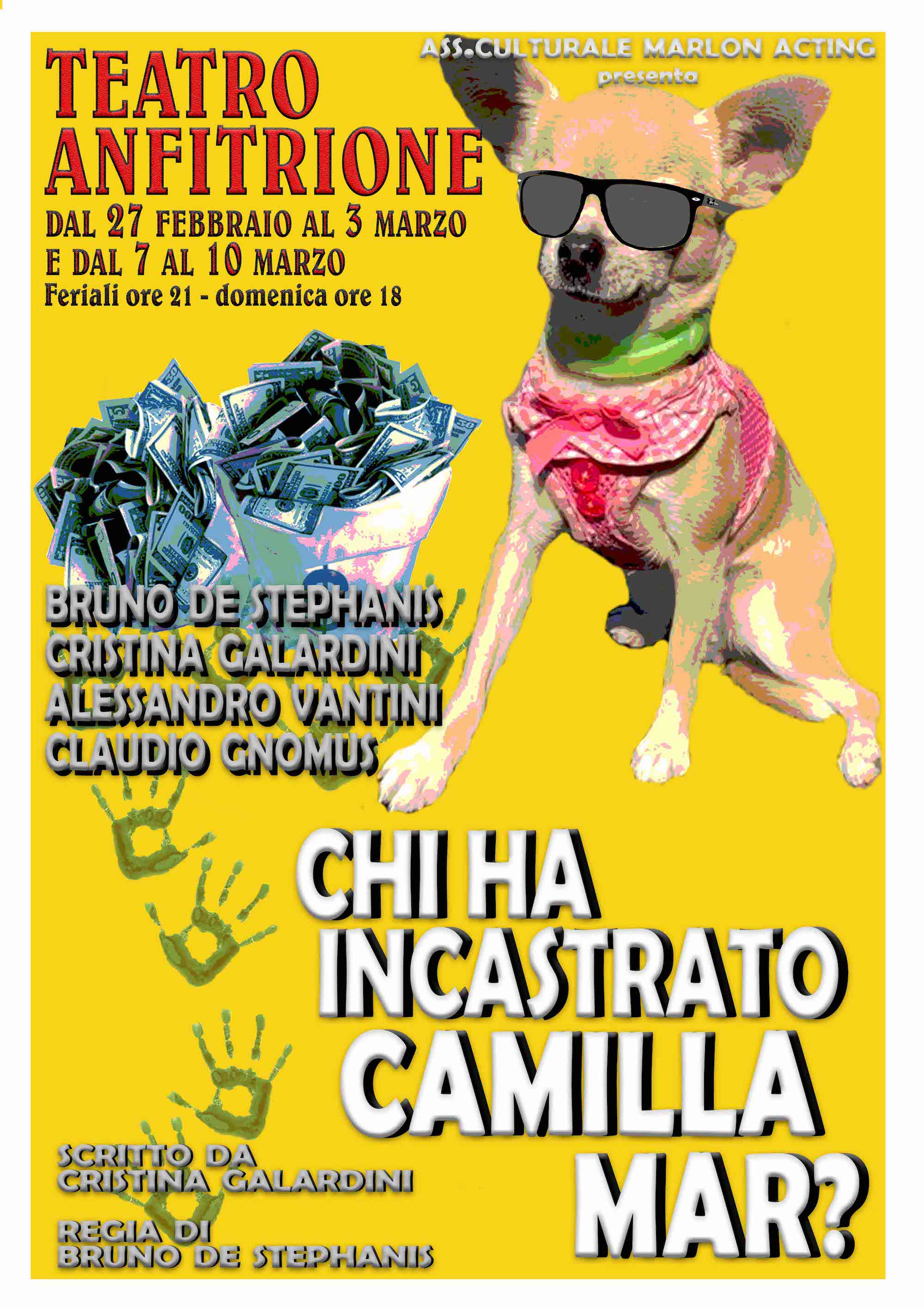 TEATRO ANFITRIONE: "CHI HA INCASTRATO CAMILLA MAR ?" 2