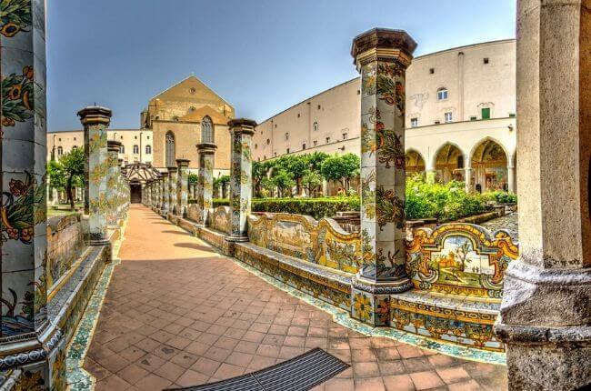 Un Caffè a Napoli...Il Chiostro di Santa Chiara ed il Barocco Napoletano 7